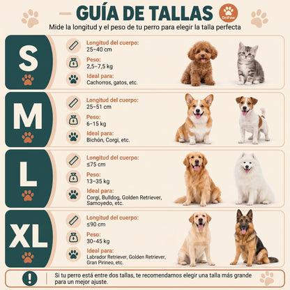 Traje Secador Rápido para Perros y Gatos